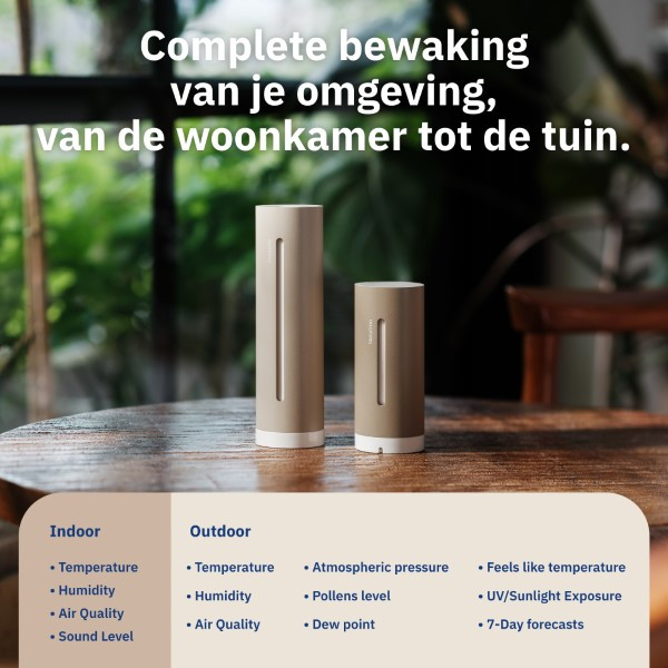 Netatmo Slim weerstation Original | Zandkleur LNE00036 - 7
