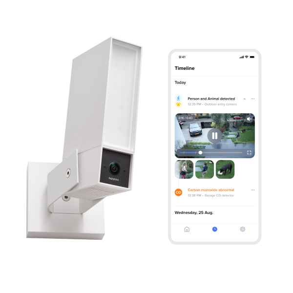Netatmo slimme buitencamera | Netstroom | 2K | IPx6 | WiFi | Wit LNE00042 - 1