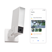 Netatmo slimme buitencamera | Netstroom | 2K | IPx6 | WiFi | Wit LNE00042