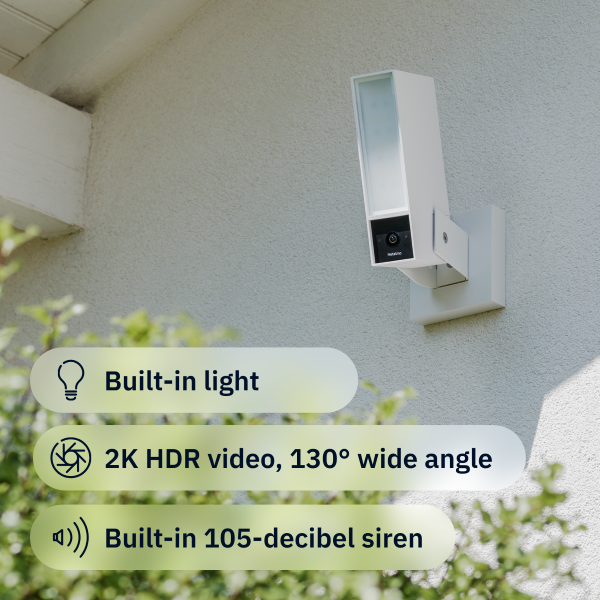 Netatmo slimme buitencamera | Netstroom | 2K | IPx6 | WiFi | Wit LNE00042 - 6