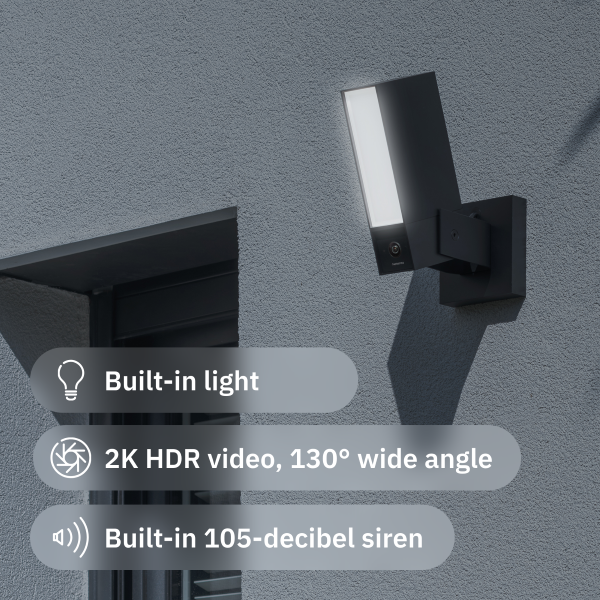 Netatmo slimme buitencamera | Netstroom | 2K | IPx6 | WiFi | Zwart LNE00041 - 6