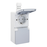 Niko Hydro dubbele wandcontactdoos verticaal | IP55 | Opbouw | Grijs  LNI00004