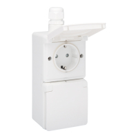 Niko Hydro dubbele wandcontactdoos verticaal | IP55 | Opbouw | Wit  LNI00005