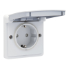 Niko Hydro wandcontactdoos | IP55 | Grijs LNI00001 - 1