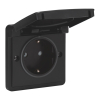 Niko Hydro wandcontactdoos | IP55 | Zwart