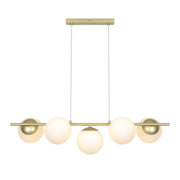 Nordlux Hanglamp E14 | Lilly 5-Spot | Messing LNO00635 - 1