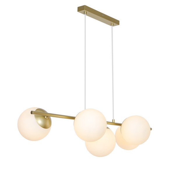 Nordlux Hanglamp E14 | Lilly 5-Spot | Messing LNO00635 - 2