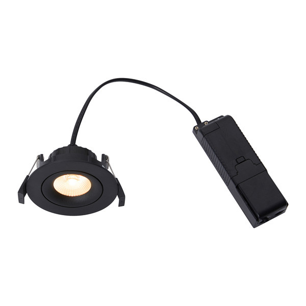 Nordlux Inbouwspot | Aliki | Rond | 2700K | Zwart | Ø 83mm | IP44 | Dimbaar | 8W  LNO00197 - 2