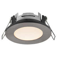 Nordlux LED inbouwspot | Ø 8.5 cm | Leonis | 2700K | 345 lumen | IP65 | 4.5W | Nikkel  LNO00065