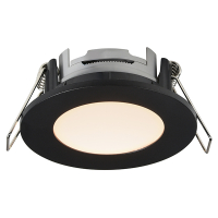 Nordlux LED inbouwspot | Ø 8.5 cm | Leonis | 2700K | 345 lumen | IP65 | 4.5W | Zwart  LNO00064