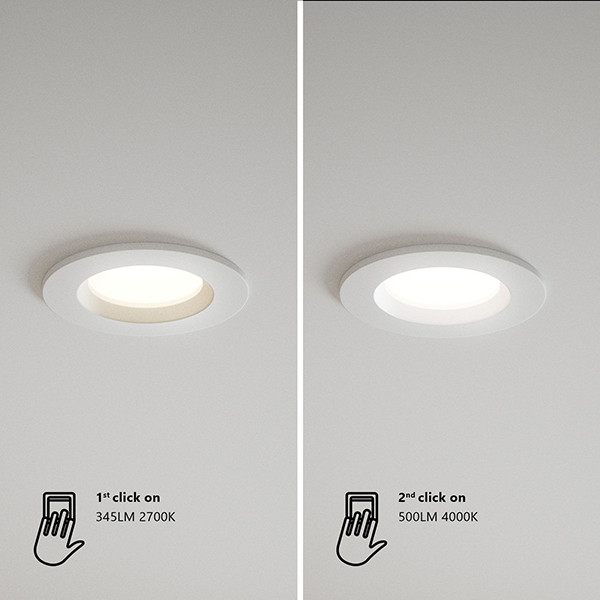 Nordlux LED inbouwspot | Ø 8.5 cm | Tiaki | 2700-4000K | 345 lumen | IP65 | 6.5W | Wit  LNO00075 - 2