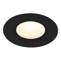 Nordlux LED inbouwspot | Ø 8.5 cm | Tiaki | 2700-4000K | 345 lumen | IP65 | 6.5W | Zwart  LNO00073