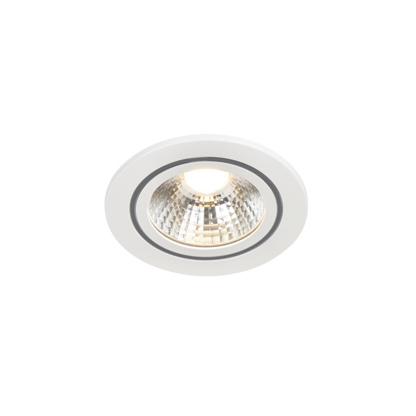 Nordlux LED inbouwspot | Ø 9.5 cm | Alec 1-Kit | 3000K | 480 lumen | IP44 | 6.1W | Wit  LNO00425 - 1