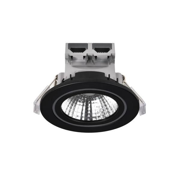Nordlux LED inbouwspot | Ø 9.5 cm | Alec 1-Kit | 3000K | 480 lumen | IP44 | 6.1W | Zwart  LNO00424 - 2