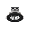 Nordlux LED inbouwspot | Ø 9.5 cm | Alec 1-Kit | 3000K | 480 lumen | IP44 | 6.1W | Zwart  LNO00424 - 2