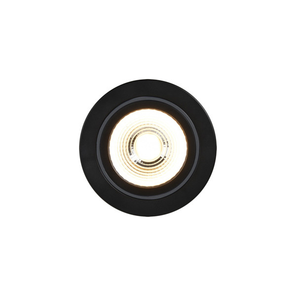Nordlux LED inbouwspot | Ø 9.5 cm | Alec 1-Kit | 3000K | 480 lumen | IP44 | 6.1W | Zwart  LNO00424 - 3