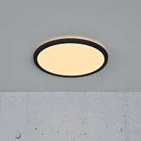 Nordlux LED plafondlamp | Ø 29.4 cm | Oja | 2700K | 1600 lumen | IP20 | 14.5W | Zwart LNO00091