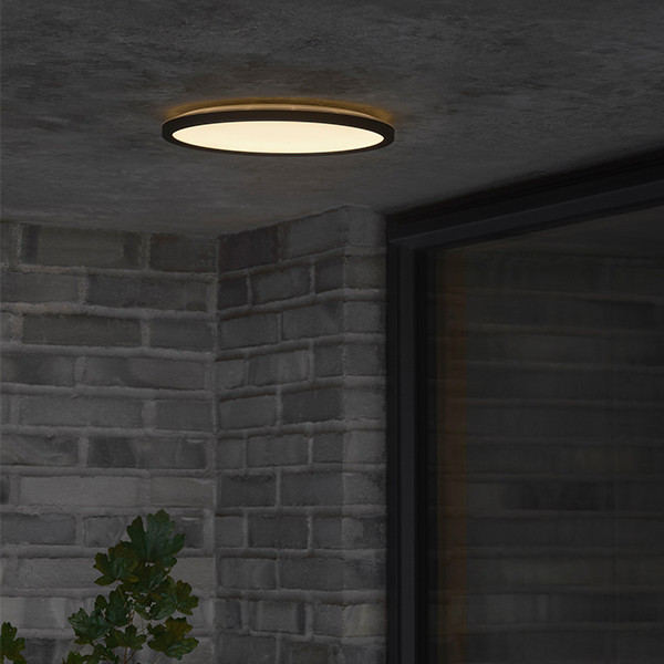 Nordlux LED plafondlamp | Ø 29.5 cm | Oja | 3000K | 1600 lumen | IP54 | 14W | Zwart LNO00599 - 5