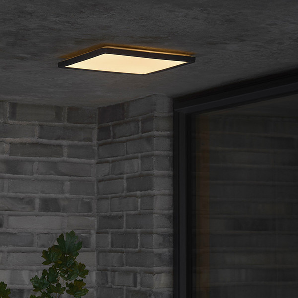Nordlux LED plafondlamp | Oja | Vierkant | 3000K | 1600 lumen | IP54 | 14W | Zwart LNO00600 - 5