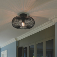 Nordlux Plafondlamp E27 | Beroni | Ø 40.3 cm | Zwart LNO00225