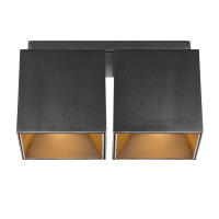 Nordlux Plafondspot GU10 | Ethan 2-Spot | IP20 | Zwart  LNO00297