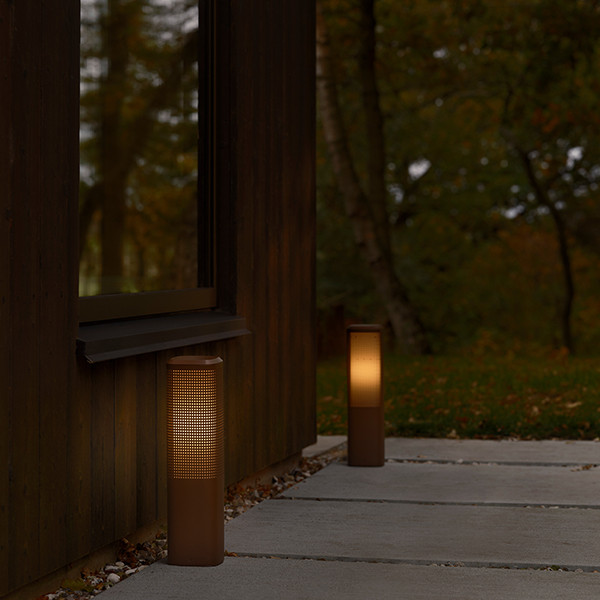 Nordlux Sokkellamp E27 | Sidara | IP44 | Bruin Metallic LNO00610 - 5