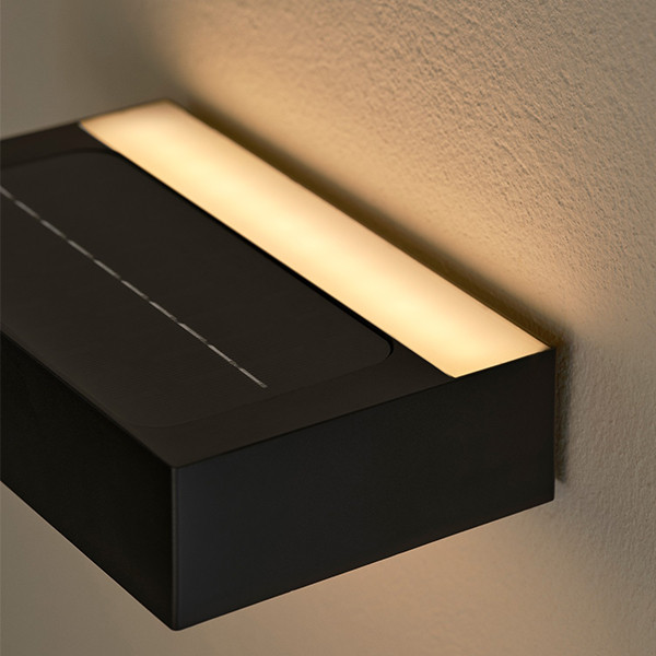 Nordlux Solar Wandlamp | Up & Down | Monay | 3000K | 200 lumen | IP44 | 5W | Zwart  LNO00523 - 7
