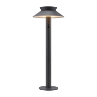 Nordlux Solar wandlamp met sensor | Justina | 3000K | 5W | Antraciet  LNO00192