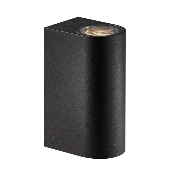 Nordlux Wandlamp | Up & Down | Asbol Round | 3000K | 350 lumen | IP44 | Zwart | 13.3W  LNO00502 - 1