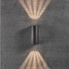 Nordlux Wandlamp | Up & Down | Asbol Round | 3000K | 350 lumen | IP44 | Zwart | 13.3W  LNO00502 - 6