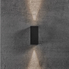 Nordlux Wandlamp | Up & Down | Asbol Square | 3000K | 350 lumen | IP44 | Zwart | 13.3W  LNO00501 - 6