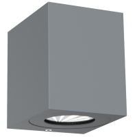 Nordlux Wandlamp | Up & Down | Canto Kubi 2 | 3000K | 500 lumen | IP44 | Grijs | 10.6W  LNO00506