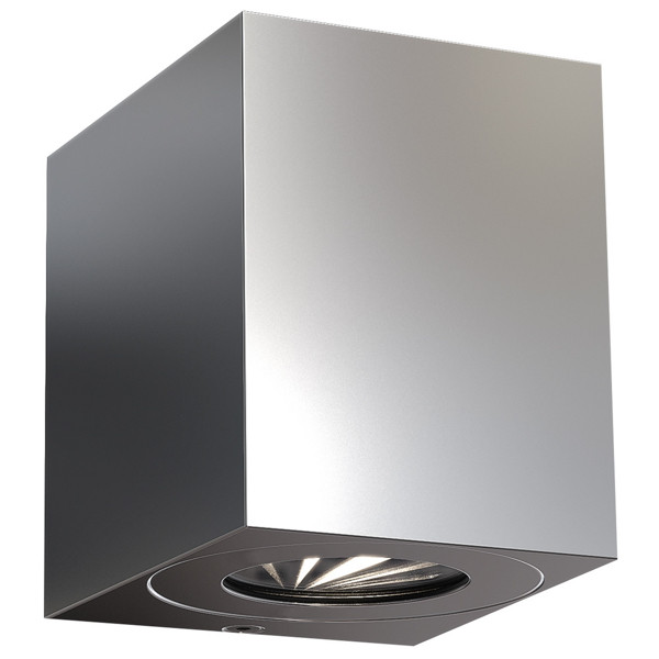 Nordlux Wandlamp | Up & Down | Canto Kubi 2 | 3000K | 500 lumen | IP44 | Roestvrij staal | 10.6W  LNO00507 - 1