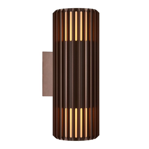 Nordlux Wandlamp E27 | Up & Down | Aludra | IP54 | Bruin Metallic  LNO00155 - 1