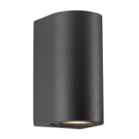 Nordlux Wandlamp GU10 | Up & Down | Canto Maxi 2 | IP44 | Zwart  LNO00163