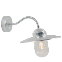 Nordlux Wandlamp met beweging & schemersensor E27 | Luxembourg | IP54 | Gegalvaniseerd LNO00169