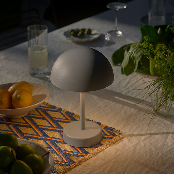 Nordlux draadloze tafellamp | Ellen To-Go | 3000K | IP44 | 2.8W | Grijs LNO00594 - 5