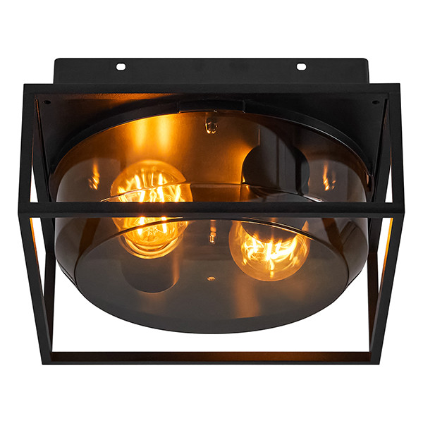 Nordlux plafondlamp buiten E27 | Griffin | IP44 | Smoked  LNO00080 - 1