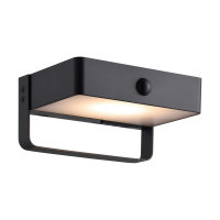 Nordlux solar wandlamp | Saulio | 3000K | IP44 | 4.45W | Zwart  LNO00528