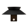 Nordlux solar wandlamp met beweging & schemersensor | Justina | 3000K | IP44 | 5W | Zwart LNO00124 - 2