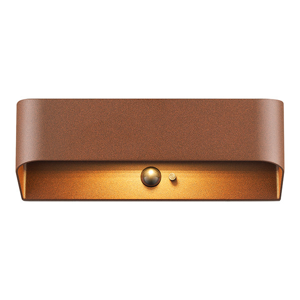 Nordlux solar wandlamp met sensor | Marcellio | 3000K | IP54 | 5W | Bruin LNO00597 - 3