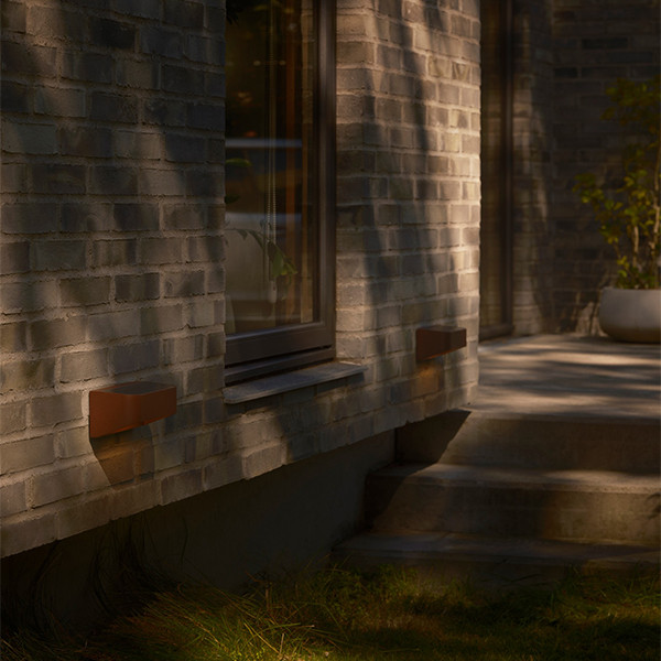 Nordlux solar wandlamp met sensor | Marcellio | 3000K | IP54 | 5W | Bruin LNO00597 - 10