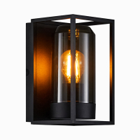 Nordlux wandlamp buiten E27 | Griffin | IP44 | Smoked  LNO00082