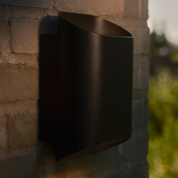 Nordlux wandlamp buiten GU10 | Up & Down | Nico Round 22 Maxi | IP54 | Zwart LNO00598 - 9