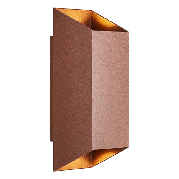 Nordlux wandlamp buiten GU10 | Up & Down | Nico Square 22 | IP54 | Roestkleur  LNO00048 - 1