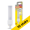 Aanbieding: 10x Osram LED lamp G24d-2 | PL-C | Mat | 3000K | 700 lumen | 7W (18W) LOS01570 - 1