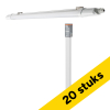 Aanbieding: 20x Osram LED TL armatuur 71.5 cm | incl. TL buis | 4000K | 900 lumen | IP65 | 10W LOS02032 - 1