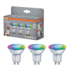 Aanbieding: 3x Osram Smart lamp GU10 | PAR16 | Helder | 2700-6500K | Matter over WiFi | 4.7W (50W) LOS02366 - 1