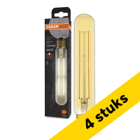 Aanbieding: 4x Osram LED lamp E27 | Buislamp T32 | Filament | Goud | 2000K | 4W (35W) LOS01518