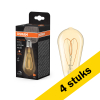 Aanbieding: 4x Osram LED lamp E27 | Edison ST64 | Goud | Filament | 2200K | Dimbaar | 4.9W (40W) LOS00855 - 1